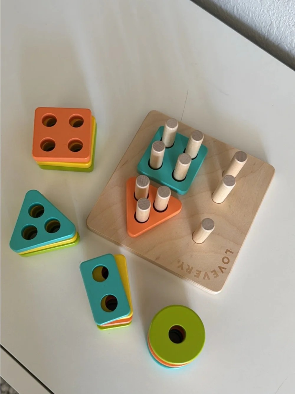 Lovevery Shape Stacking Toy